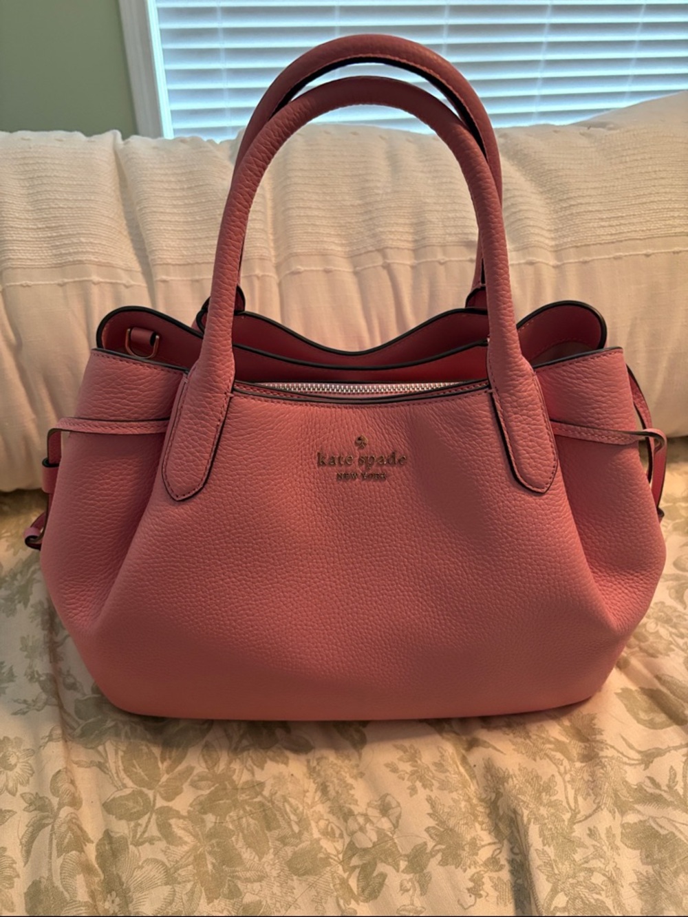 Kate Spade pink leather bag NWT